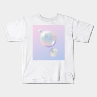 Iridescent Bubbles Kids T-Shirt